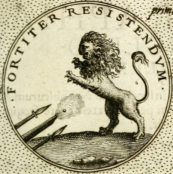 An illustration from Symbola diuina & humana pontificum, imperatorum, regum, 1601, leaf 104
