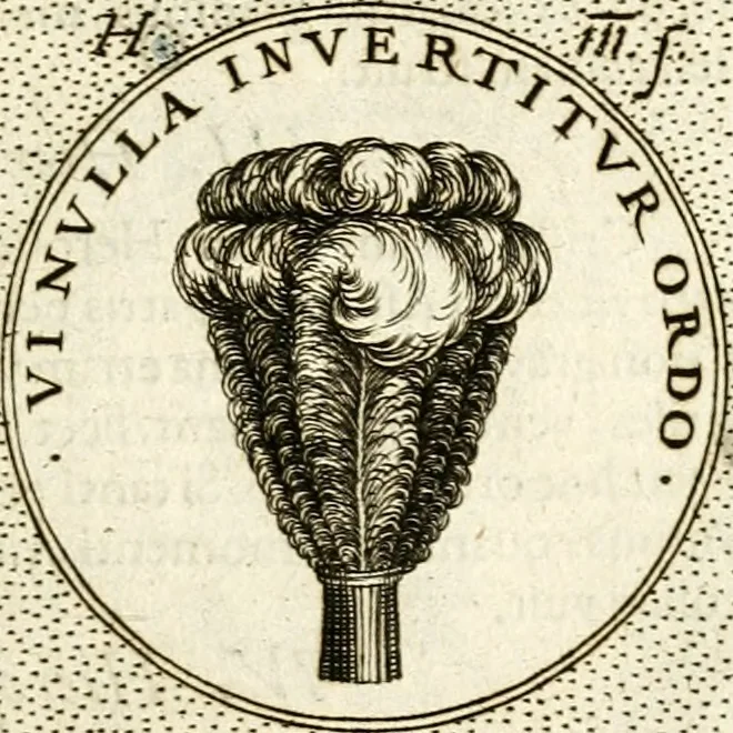 An illustration from Symbola diuina & humana pontificum, imperatorum, regum, 1601, leaf 104