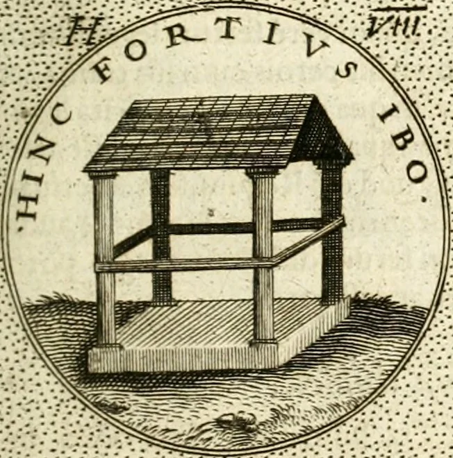 An illustration from Symbola diuina & humana pontificum, imperatorum, regum, 1601, leaf 106