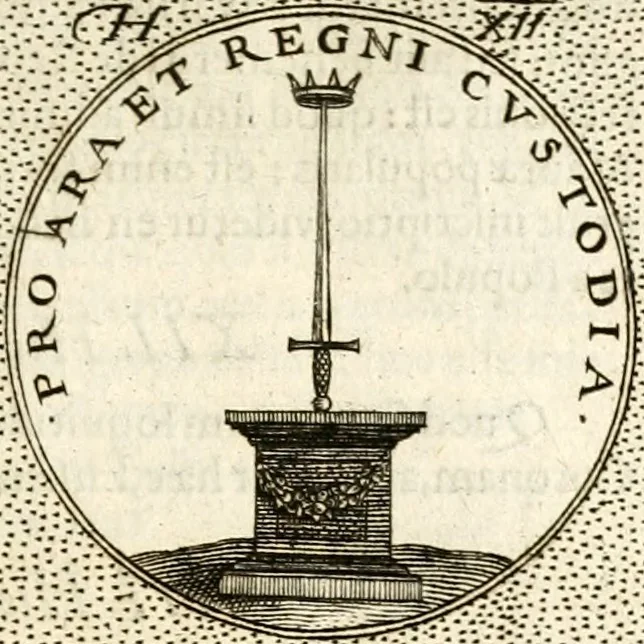 An illustration from Symbola diuina & humana pontificum, imperatorum, regum, 1601, leaf 108