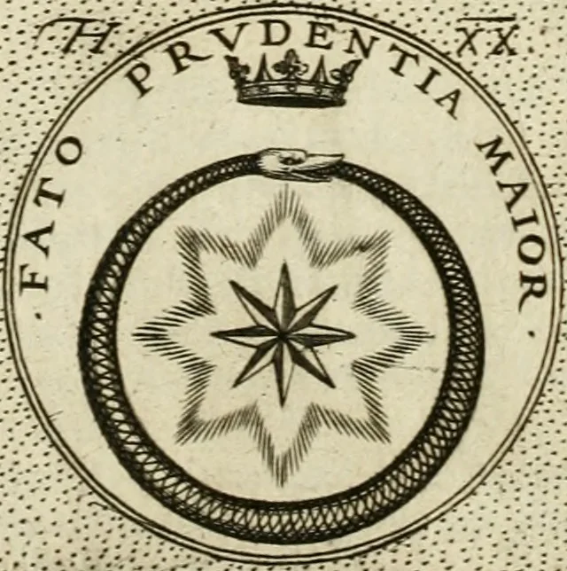 An illustration from Symbola diuina & humana pontificum, imperatorum, regum, 1601, leaf 111
