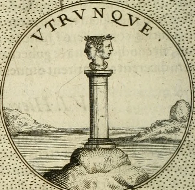 An illustration from Symbola diuina & humana pontificum, imperatorum, regum, 1601, leaf 117