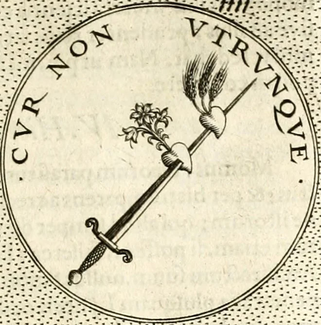 An illustration from Symbola diuina & humana pontificum, imperatorum, regum, 1601, leaf 120