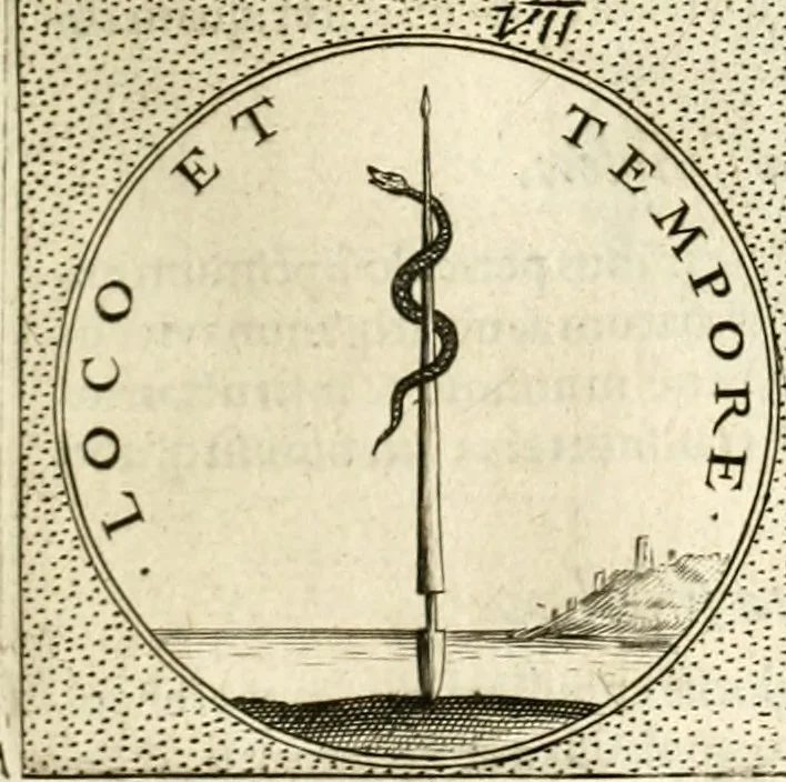 An illustration from Symbola diuina & humana pontificum, imperatorum, regum, 1601, leaf 120