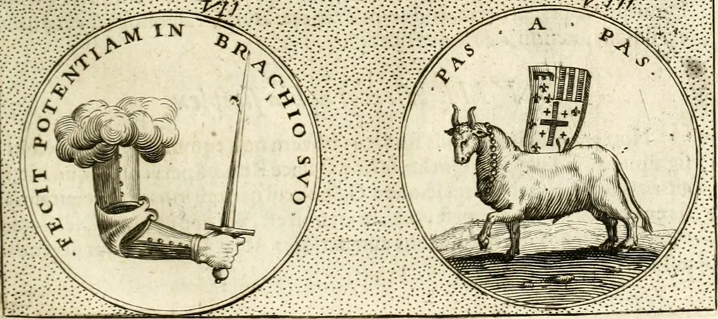 An illustration from Symbola diuina & humana pontificum, imperatorum, regum, 1601, leaf 126