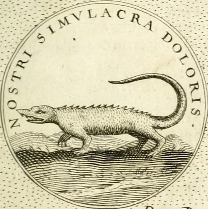 An illustration from Symbola diuina & humana pontificum, imperatorum, regum, 1601, leaf 136
