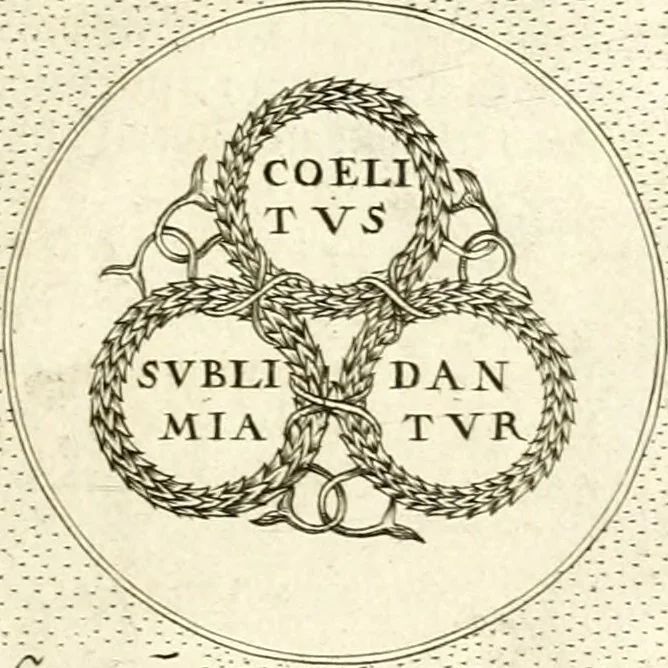 An illustration from Symbola diuina & humana pontificum, imperatorum, regum, 1601, leaf 136
