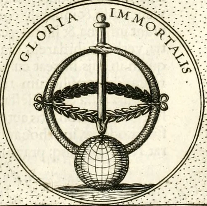 An illustration from Symbola diuina & humana pontificum, imperatorum, regum, 1601, leaf 158