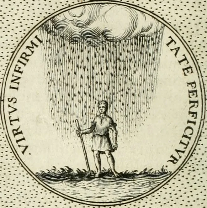 An illustration from Symbola diuina & humana pontificum, imperatorum, regum, 1601, leaf 163