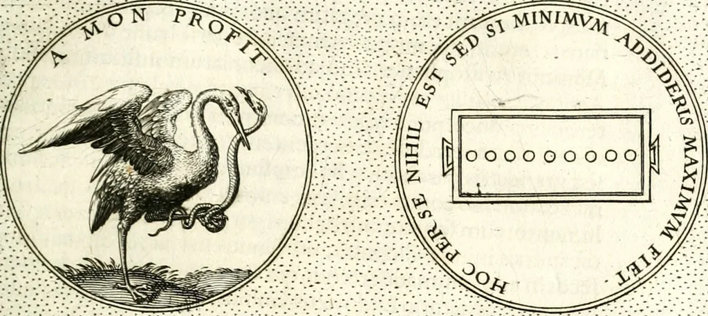 An illustration from Symbola diuina & humana pontificum, imperatorum, regum, 1601, leaf 168