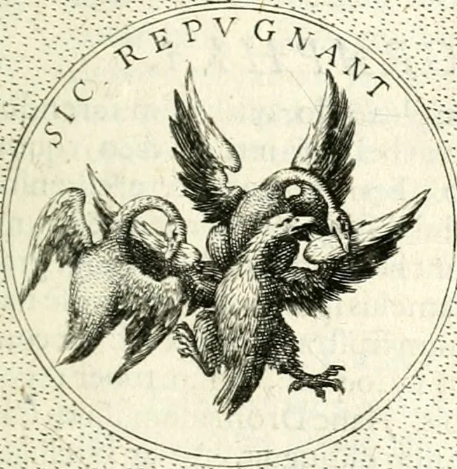 An illustration from Symbola diuina & humana pontificum, imperatorum, regum, 1601, leaf 176