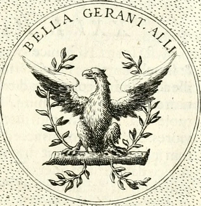 An illustration from Symbola diuina & humana pontificum, imperatorum, regum, 1601, leaf 176