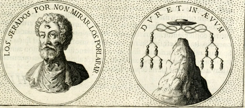 An illustration from Symbola diuina & humana pontificum, imperatorum, regum, 1601, leaf 180