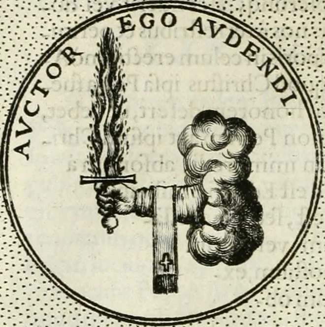 An illustration from Symbola diuina & humana pontificum, imperatorum, regum, 1601, leaf 185