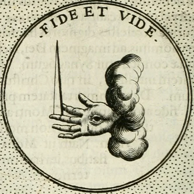 An illustration from Symbola diuina & humana pontificum, imperatorum, regum, 1601, leaf 185