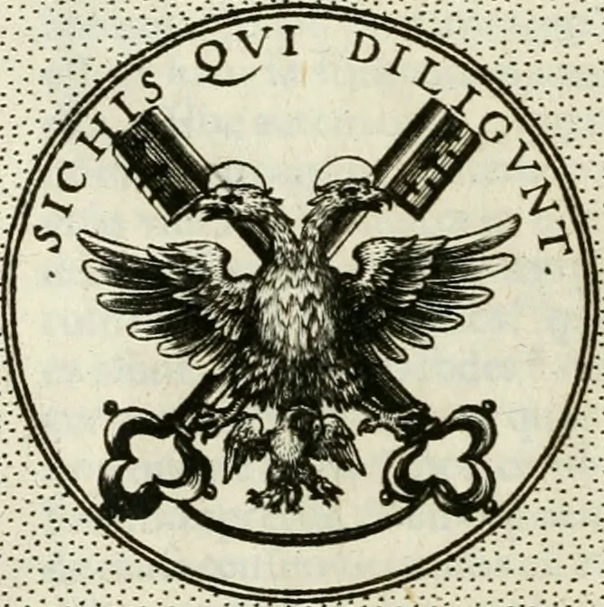 An illustration from Symbola diuina & humana pontificum, imperatorum, regum, 1601, leaf 185