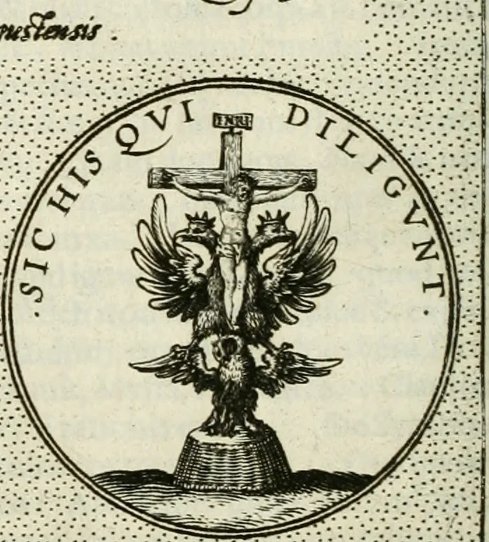 An illustration from Symbola diuina & humana pontificum, imperatorum, regum, 1601, leaf 185
