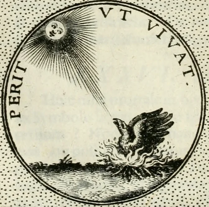 An illustration from Symbola diuina & humana pontificum, imperatorum, regum, 1601, leaf 185