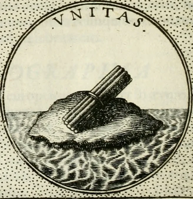 An illustration from Symbola diuina & humana pontificum, imperatorum, regum, 1601, leaf 185