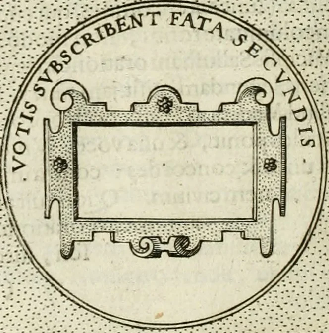 An illustration from Symbola diuina & humana pontificum, imperatorum, regum, 1601, leaf 189