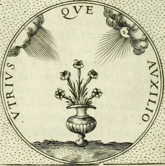 An illustration from Symbola diuina & humana pontificum, imperatorum, regum, 1601, leaf 193
