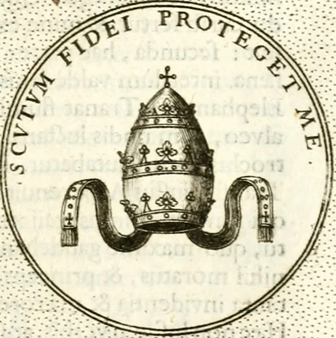 An illustration from Symbola diuina & humana pontificum, imperatorum, regum, 1601, leaf 198