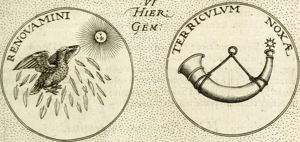 An illustration from Symbola diuina & humana pontificum, imperatorum, regum, 1601, leaf 20