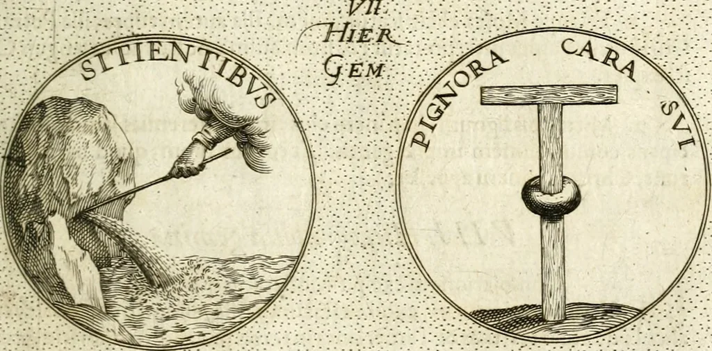 An illustration from Symbola diuina & humana pontificum, imperatorum, regum, 1601, leaf 20