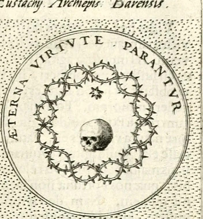 An illustration from Symbola diuina & humana pontificum, imperatorum, regum, 1601, leaf 202