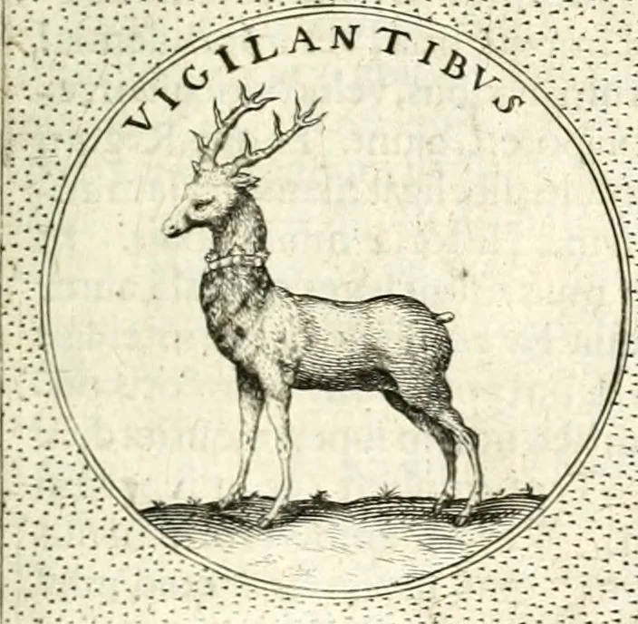 An illustration from Symbola diuina & humana pontificum, imperatorum, regum, 1601, leaf 202