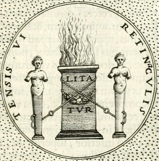 An illustration from Symbola diuina & humana pontificum, imperatorum, regum, 1601, leaf 206