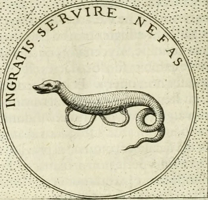 An illustration from Symbola diuina & humana pontificum, imperatorum, regum, 1601, leaf 221