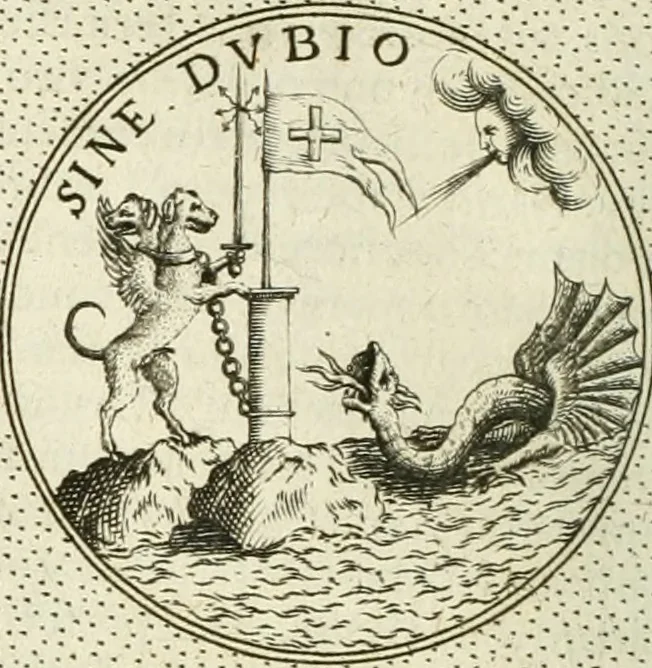 An illustration from Symbola diuina & humana pontificum, imperatorum, regum, 1601, leaf 231