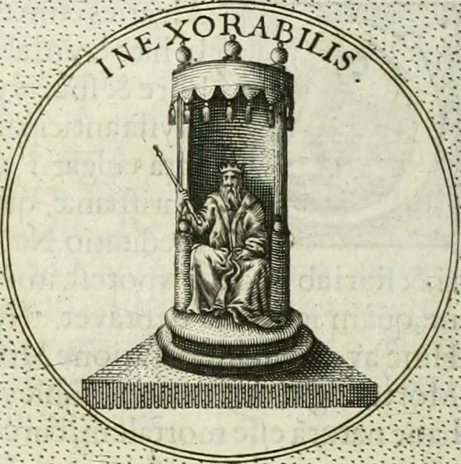 An illustration from Symbola diuina & humana pontificum, imperatorum, regum, 1601, leaf 235