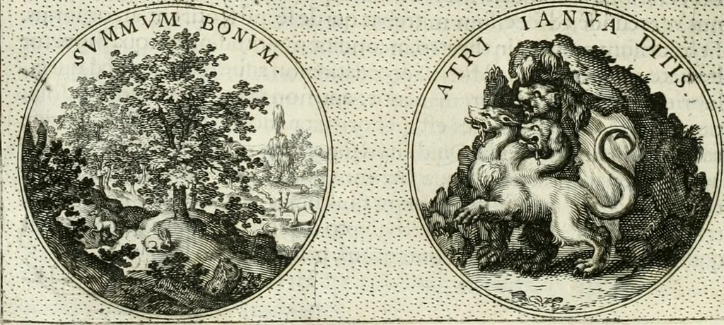 An illustration from Symbola diuina & humana pontificum, imperatorum, regum, 1601, leaf 235