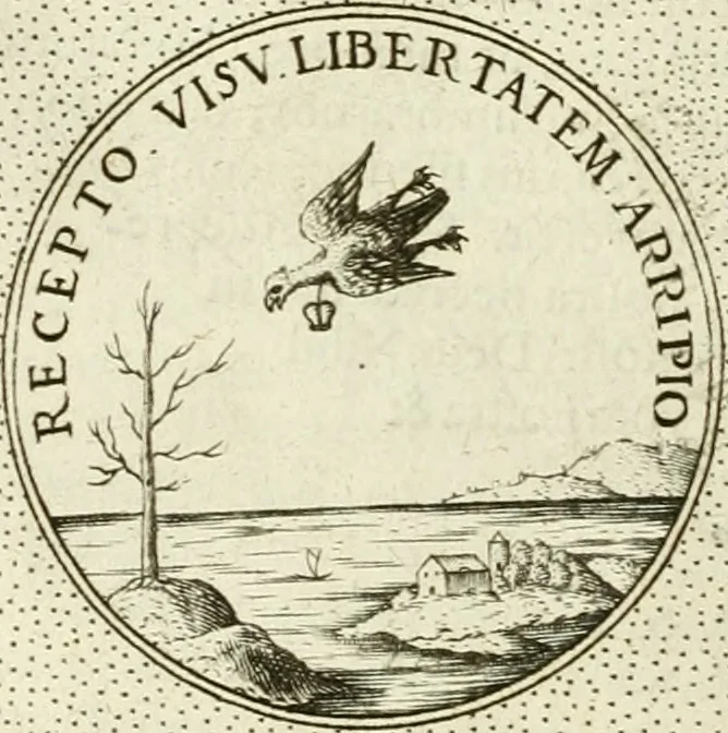 An illustration from Symbola diuina & humana pontificum, imperatorum, regum, 1601, leaf 241