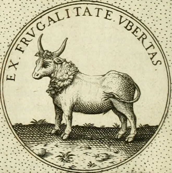 An illustration from Symbola diuina & humana pontificum, imperatorum, regum, 1601, leaf 241