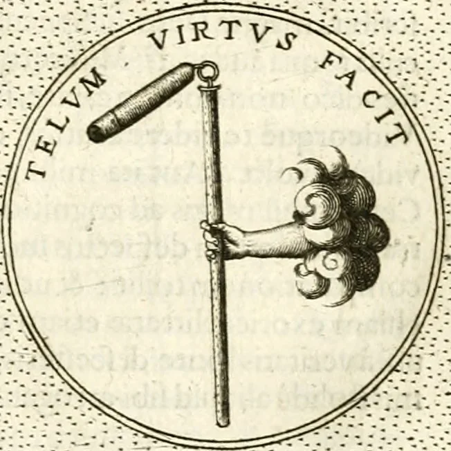An illustration from Symbola diuina & humana pontificum, imperatorum, regum, 1601, leaf 248