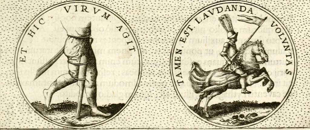 An illustration from Symbola diuina & humana pontificum, imperatorum, regum, 1601, leaf 248