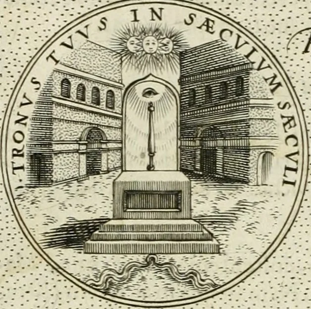 An illustration from Symbola diuina & humana pontificum, imperatorum, regum, 1601, leaf 25