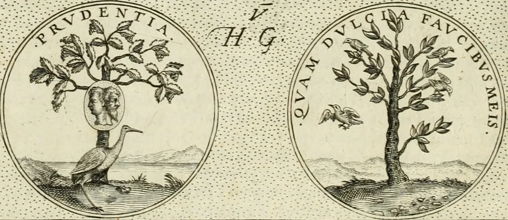 An illustration from Symbola diuina & humana pontificum, imperatorum, regum, 1601, leaf 25
