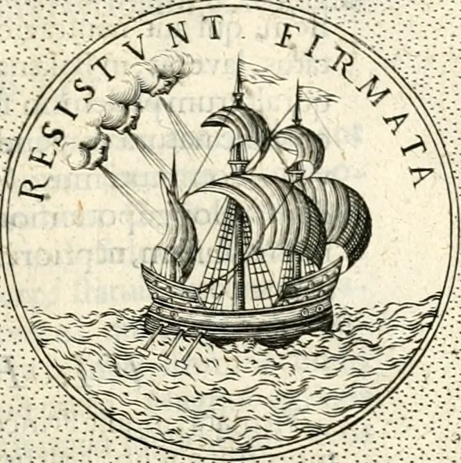 An illustration from Symbola diuina & humana pontificum, imperatorum, regum, 1601, leaf 252