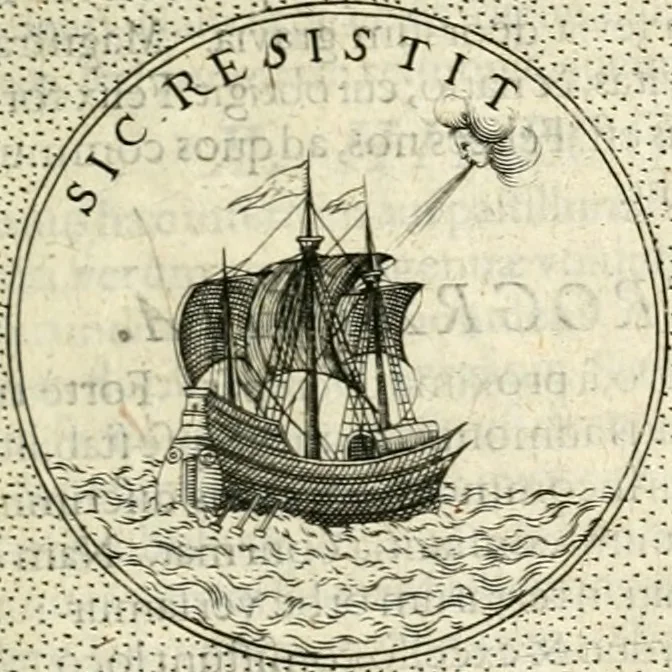 An illustration from Symbola diuina & humana pontificum, imperatorum, regum, 1601, leaf 252