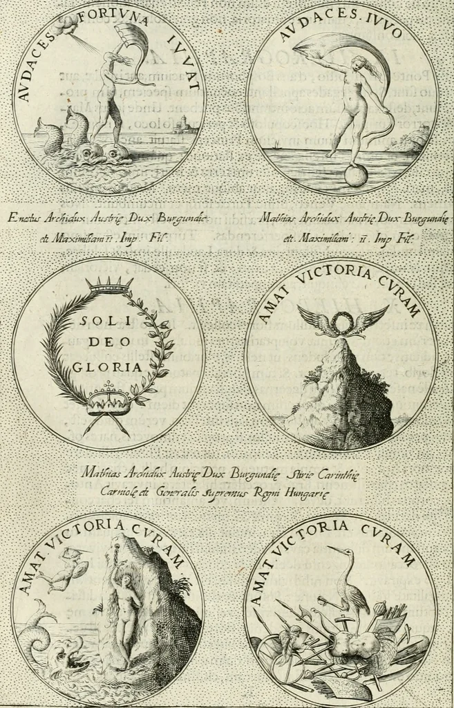 An illustration from Symbola diuina & humana pontificum, imperatorum, regum, 1601, leaf 255