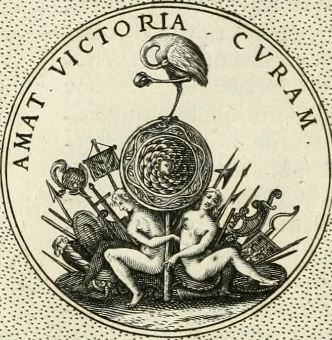 An illustration from Symbola diuina & humana pontificum, imperatorum, regum, 1601, leaf 259