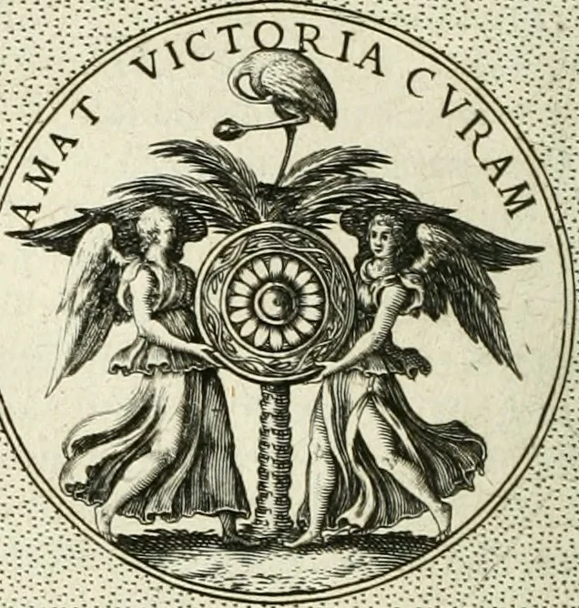 An illustration from Symbola diuina & humana pontificum, imperatorum, regum, 1601, leaf 259