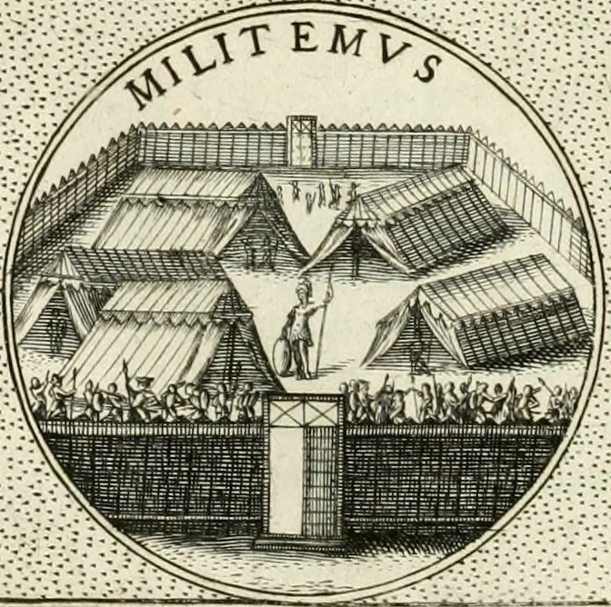 An illustration from Symbola diuina & humana pontificum, imperatorum, regum, 1601, leaf 259