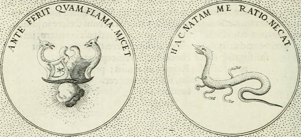 An illustration from Symbola diuina & humana pontificum, imperatorum, regum, 1601, leaf 267