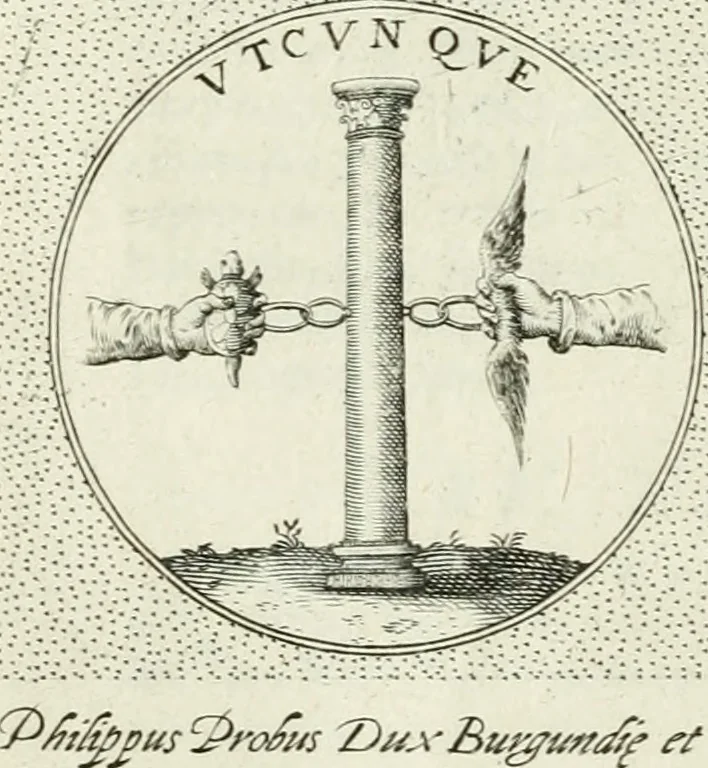 An illustration from Symbola diuina & humana pontificum, imperatorum, regum, 1601, leaf 267