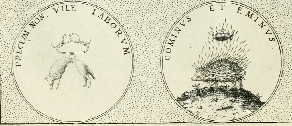 An illustration from Symbola diuina & humana pontificum, imperatorum, regum, 1601, leaf 267